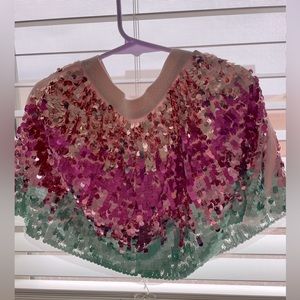 H&M Sequins skirt / little girl size 4-5years